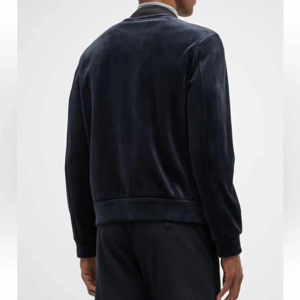 Authentic Emporio Armani velvet full size sweatshirt